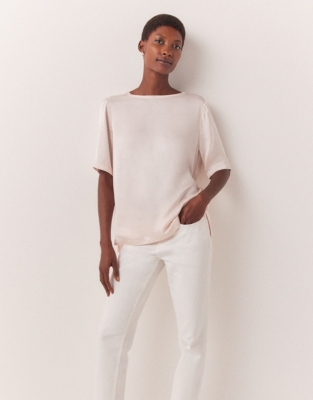 The Silk Cotton Tops | White Company | T-Shirts & US Women\'s &
