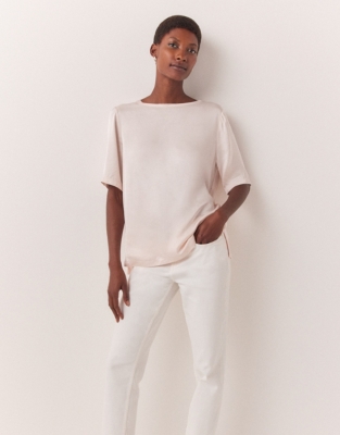 Women's Tops & T-Shirts | Silk & Cotton | The White Company US