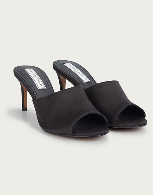 Satin Mule Heels | Accessories Sale | The White Company UK
