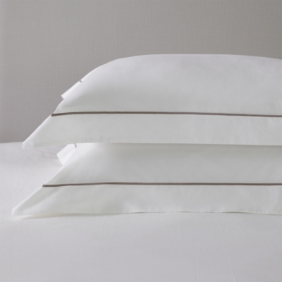Savoy Oxford Pillowcase with Border Single Savoy Bed Linen