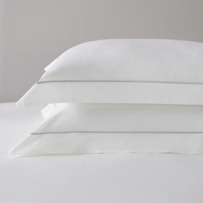 Savoy Oxford Pillowcase with Border Single Savoy Bed Linen