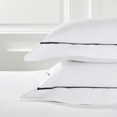 Savoy Oxford Pillowcase with Border Single Savoy Bed Linen