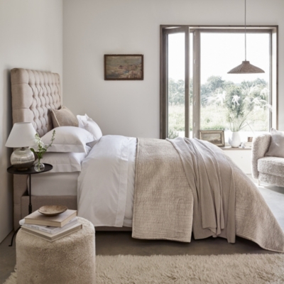 Savoy Oxford Pillowcase with Border Single Savoy Bed Linen