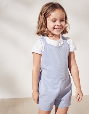 Scallop-Edge Romper & Top Set (2-6yrs) | Baby Sale | The White Company US