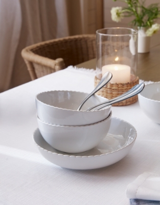 Scalloped Pasta Bowls – Set of 2