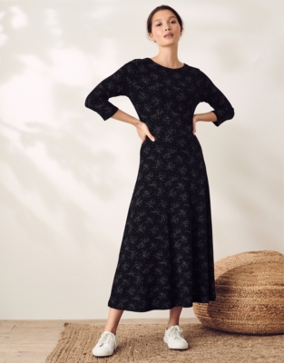 Scatter-Print Jersey Dress | Dresses & Skirts | The White Company US