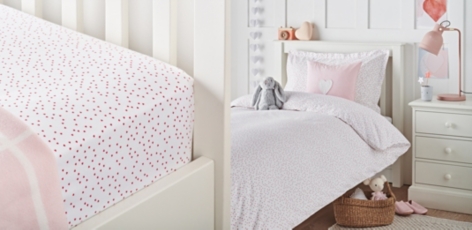 white company childrens bedding