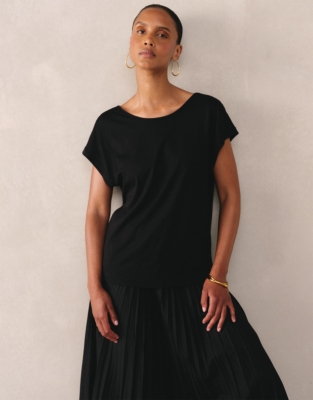 Scoop Back Jersey T-Shirt