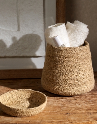 Seagrass Bedside Basket – Medium