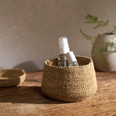 Seagrass Bedside Basket – Small 