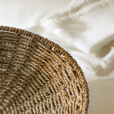 Seagrass Footed Bowl
