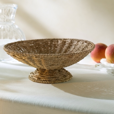 Seagrass Footed Bowl
