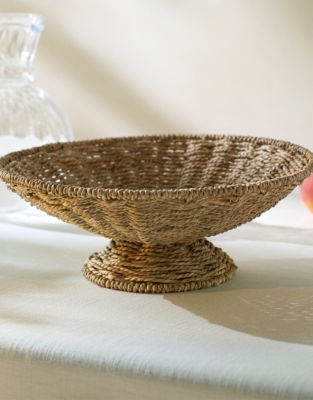 Seagrass Footed Bowl