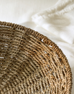 Seagrass Footed Bowl