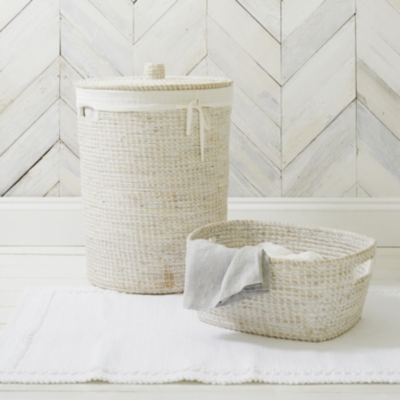 Seagrass Laundry Basket The White Company UK