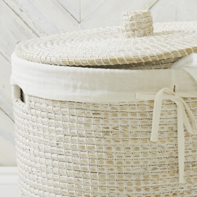 Seagrass Laundry Basket Home Accessories Sale The White Company UK