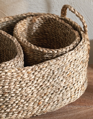 Seagrass Nested Baskets – Set of 3