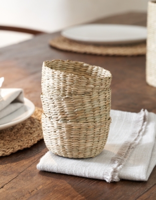 Seagrass Small Bowls – Set of 3
