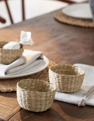 Seagrass Small Bowls – Set of 3