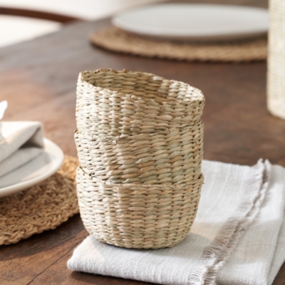 Seagrass Small Bowls – Set of 3