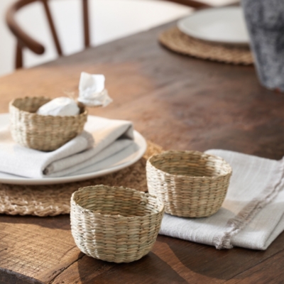 Seagrass Small Bowls – Set of 3