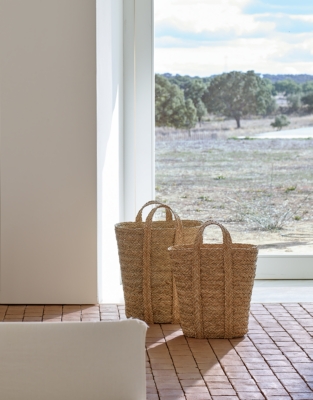 Seagrass Tall Baskets – Set of 2