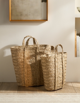 Seagrass Tall Baskets – Set of 2