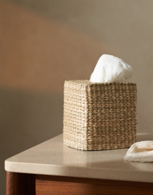 Seagrass Tissue Box Cover