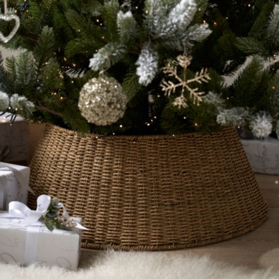Seagrass Tree Skirt Christmas Tree Decorations The White Company UK