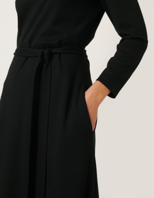 Seam Detail Jersey Midi Dress