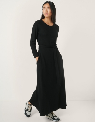 Seam Detail Jersey Midi Dress