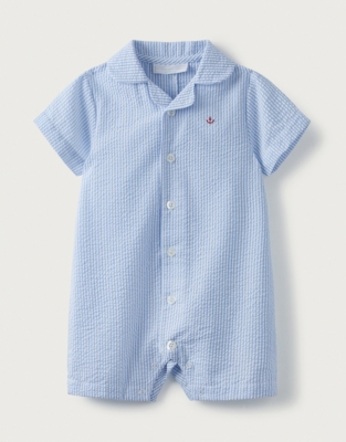 Seersucker Shortie Romper