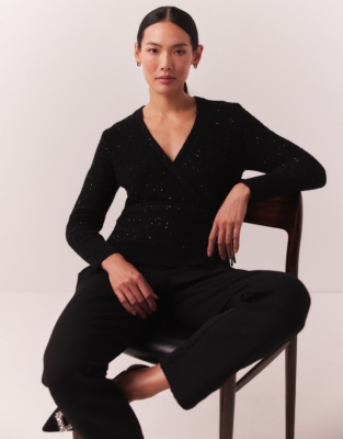 Black ballet clearance cardigan