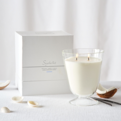 Seychelles Glass Large Candle