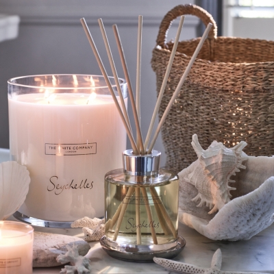 Seychelles Large Diffuser Candles & Fragrance Sale The White Company UK