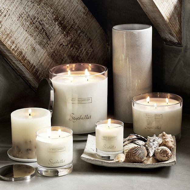 Seychelles Luxury Candle with Lid | Candles | The White Company US