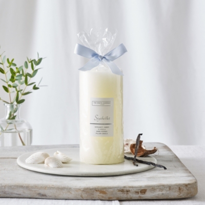Seychelles Pillar Candle Medium Candles The White Company UK