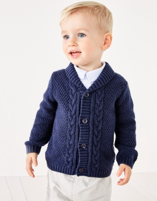 baby boy shawl cardigan