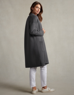 Shawl Collar Coatigan with Organic Cotton | Sweaters & Cardigans | The