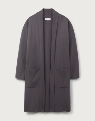 Shawl Collar Coatigan with Organic Cotton | Sweaters & Cardigans | The