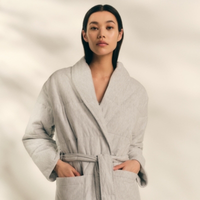 Shawl Collar Duvet Robe