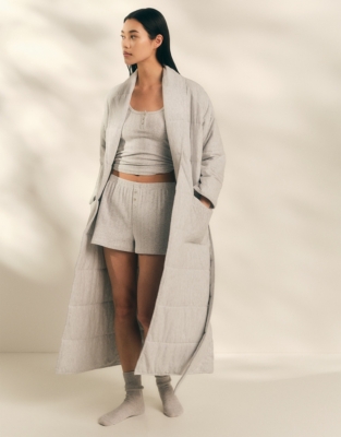 Shawl Collar Duvet Robe