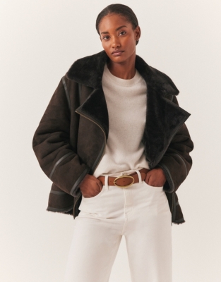 Shearling Aviator Jacket