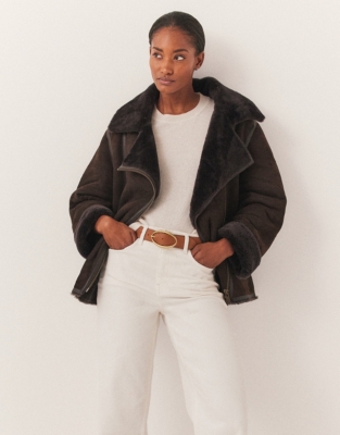 Shearling Aviator Jacket