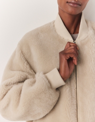 Shearling Bomber