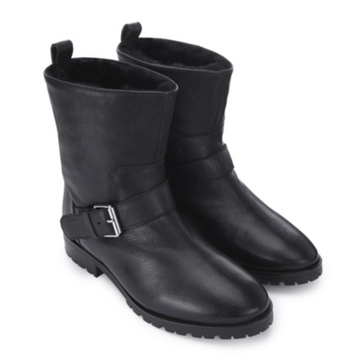 lined biker boots