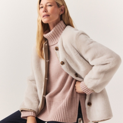 Shearling Reversible Coat