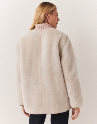 Shearling Reversible Coat