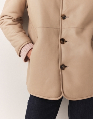 Shearling Reversible Coat