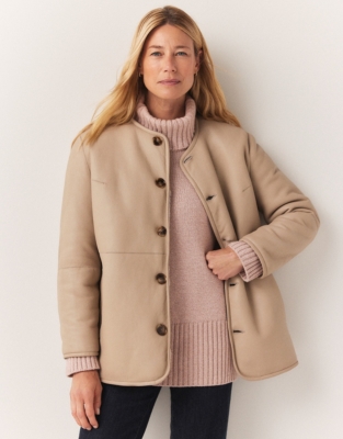 Shearling Reversible Coat